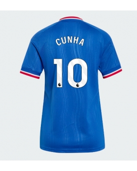 Manchester United Matheus Cunha #10 Maglia Gara Trasferta Repliche 2026-27 Donna Maniche Corte Manchester United Matheus Cunha #10 Maglia Gara Trasferta Repliche 2026-27 Donna Maniche Corte
